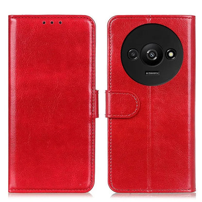 For Xiaomi Redmi A3 Case Crazy Horse Texture Horizontal Flip Leather Phone Cover