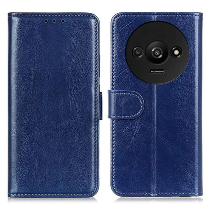 For Xiaomi Redmi A3 Case Crazy Horse Texture Horizontal Flip Leather Phone Cover