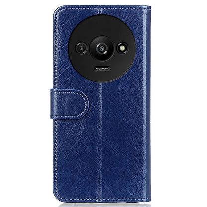 For Xiaomi Redmi A3 Case Crazy Horse Texture Horizontal Flip Leather Phone Cover