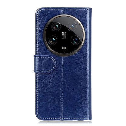 For Xiaomi 14 Ultra Case PU Leather Magnetic Buckle Protective Phone Cover
