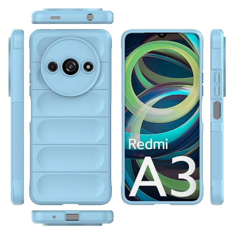For Xiaomi Redmi A3  Phone Protective Cover TPU Anti-slip Rugged Back Case