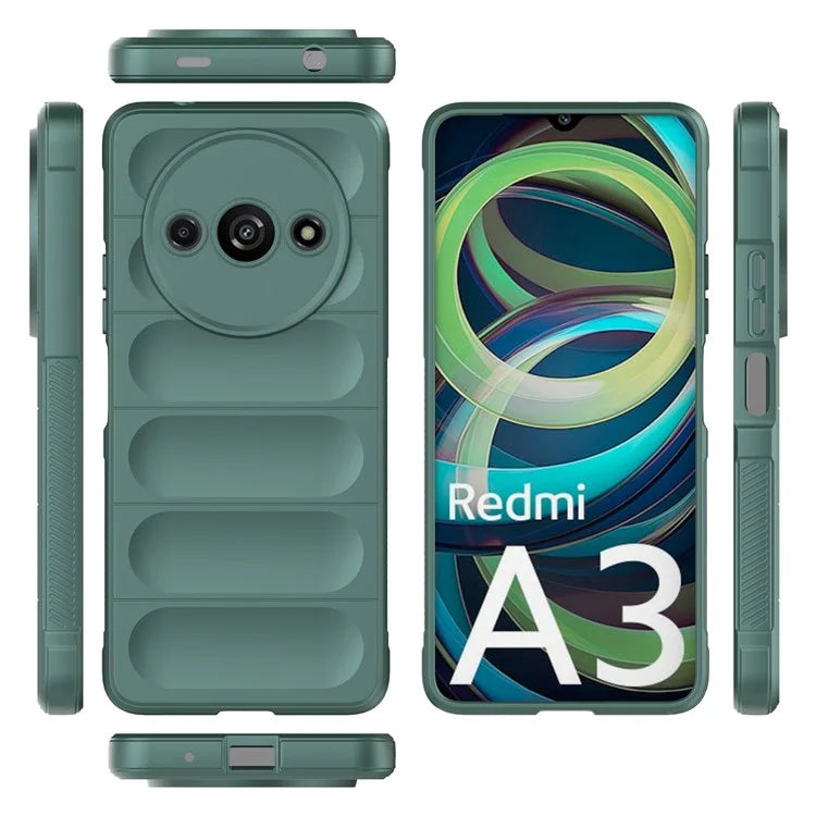 For Xiaomi Redmi A3  Phone Protective Cover TPU Anti-slip Rugged Back Case