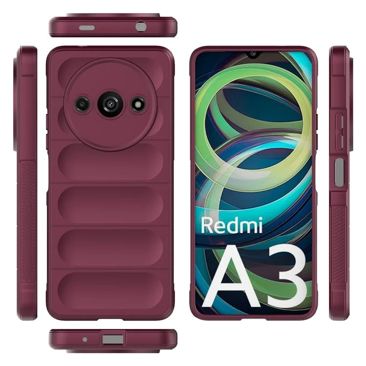 For Xiaomi Redmi A3  Phone Protective Cover TPU Anti-slip Rugged Back Case