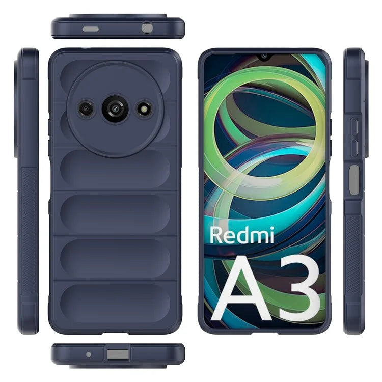 For Xiaomi Redmi A3  Phone Protective Cover TPU Anti-slip Rugged Back Case