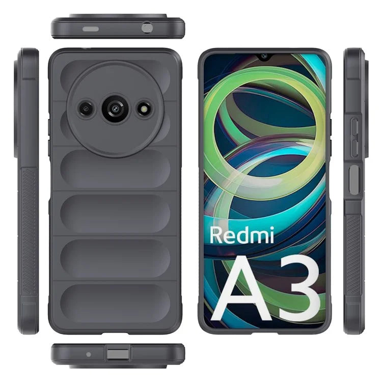 For Xiaomi Redmi A3  Phone Protective Cover TPU Anti-slip Rugged Back Case