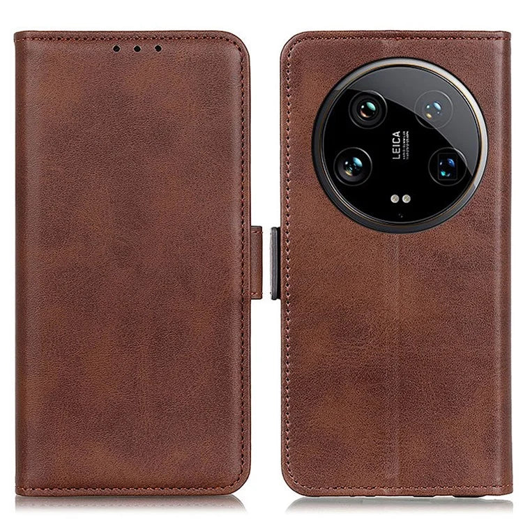 For Xiaomi 14 Ultra Case Magnetic Clasp Leather Wallet Flip Phone Cover