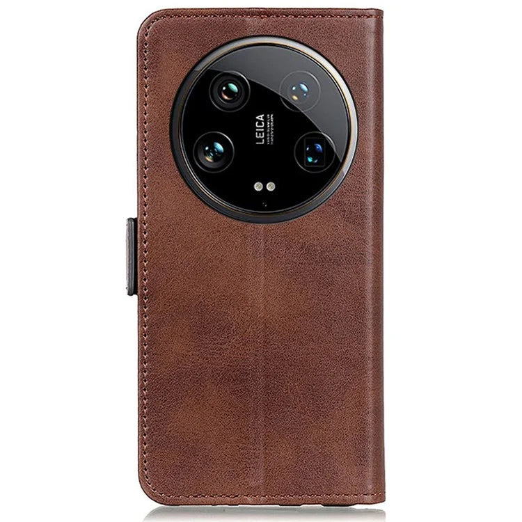 For Xiaomi 14 Ultra Case Magnetic Clasp Leather Wallet Flip Phone Cover