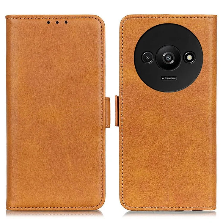 For Xiaomi Redmi A3 Wallet Case PU Leather Stand Phone Cover Side Magnetic Clasp