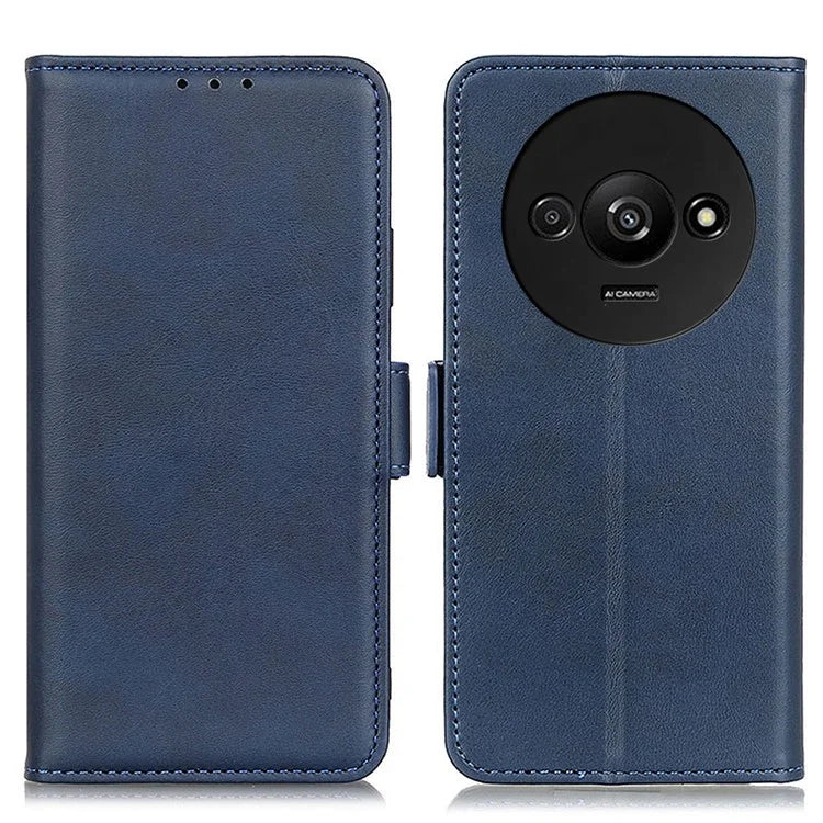 For Xiaomi Redmi A3 Wallet Case PU Leather Stand Phone Cover Side Magnetic Clasp
