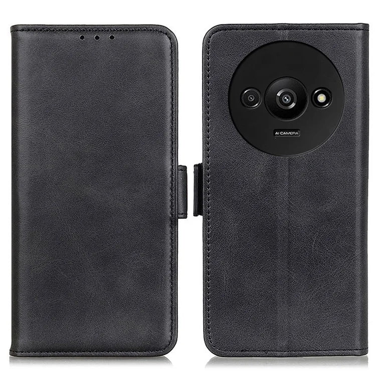 For Xiaomi Redmi A3 Wallet Case PU Leather Stand Phone Cover Side Magnetic Clasp