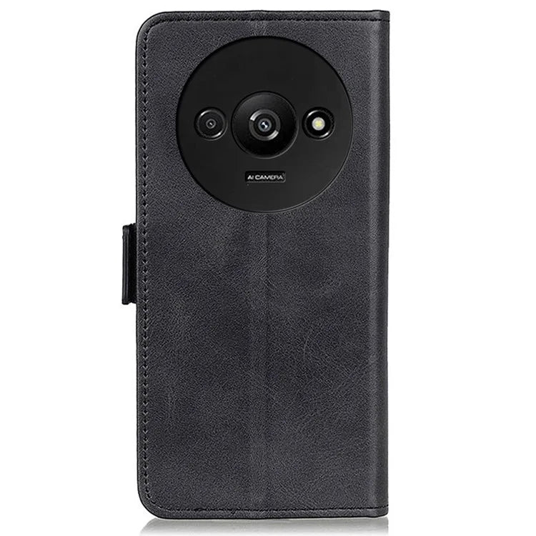 For Xiaomi Redmi A3 Wallet Case PU Leather Stand Phone Cover Side Magnetic Clasp