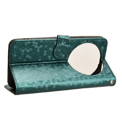 For Xiaomi 14 Ultra Case Dots Imprinted PU Leather Wallet Stand Phone Cover