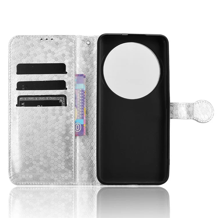 For Xiaomi 14 Ultra Case Dots Imprinted PU Leather Wallet Stand Phone Cover