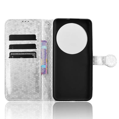For Xiaomi 14 Ultra Case Dots Imprinted PU Leather Wallet Stand Phone Cover