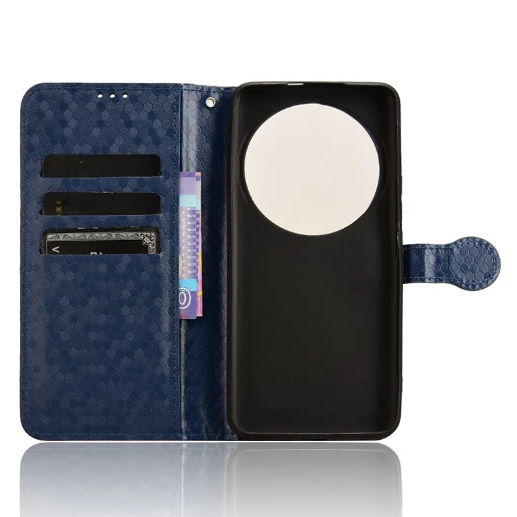 For Xiaomi 14 Ultra Case Dots Imprinted PU Leather Wallet Stand Phone Cover