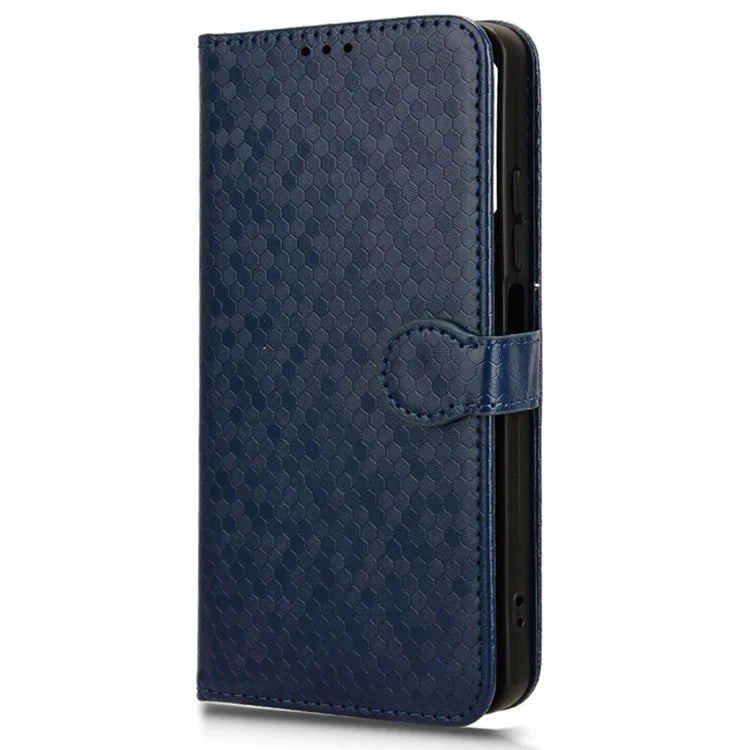 For Xiaomi 14 Ultra Case Dots Imprinted PU Leather Wallet Stand Phone Cover