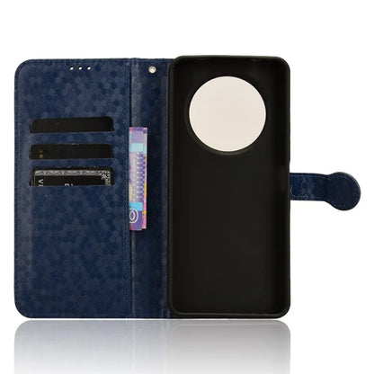 For Xiaomi Redmi A3 Case Dots Imprinted PU Leather Viewing Stand Phone Cover