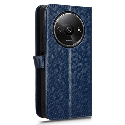 For Xiaomi Redmi A3 Case Dots Imprinted PU Leather Viewing Stand Phone Cover