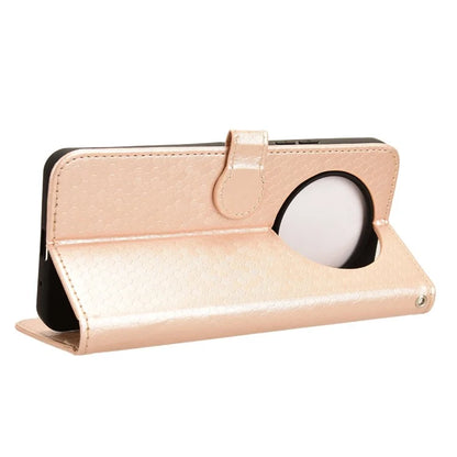 For Xiaomi Redmi A3 Case Dots Imprinted PU Leather Viewing Stand Phone Cover