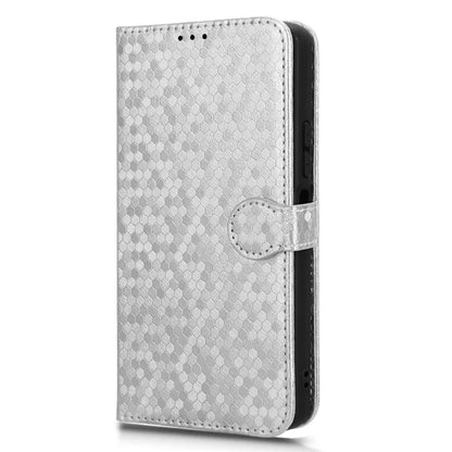 For Xiaomi Redmi A3 Case Dots Imprinted PU Leather Viewing Stand Phone Cover