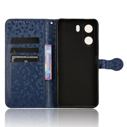 For Xiaomi Redmi 13C 4G / Poco C65 4G Phone Case Leather Viewing Stand Cover with Imprinted Dots