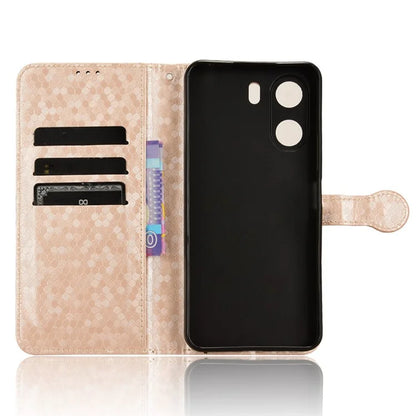 For Xiaomi Redmi 13C 4G / Poco C65 4G Phone Case Leather Viewing Stand Cover with Imprinted Dots