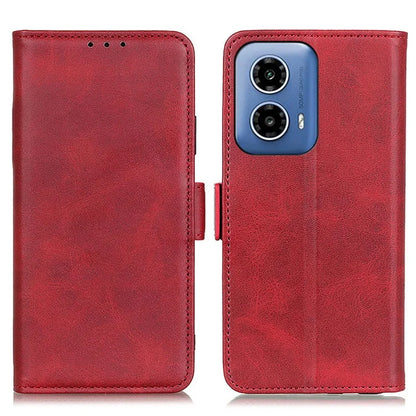 For Motorola Moto G24 Power Case Scratch Resistant PU Leather Wallet Phone Cover