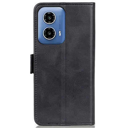 For Motorola Moto G24 Power Case Scratch Resistant PU Leather Wallet Phone Cover
