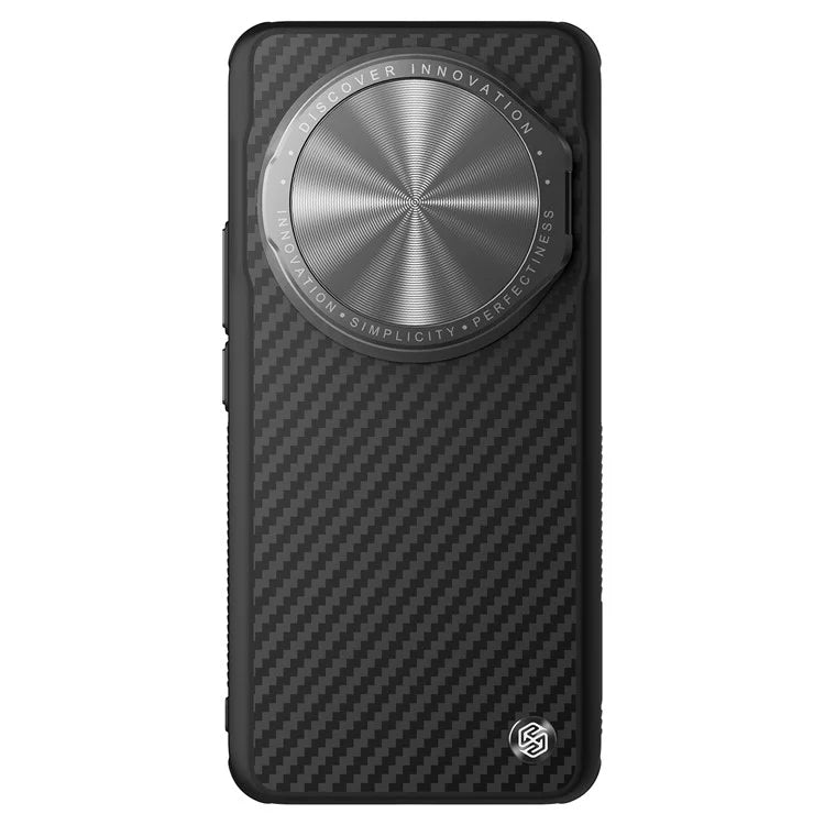 NILLKIN Carboprof Case for Xiaomi 14 Ultra Magnetic Case TPU+Aramid Fiber Shell with Camera Cover Kickstand