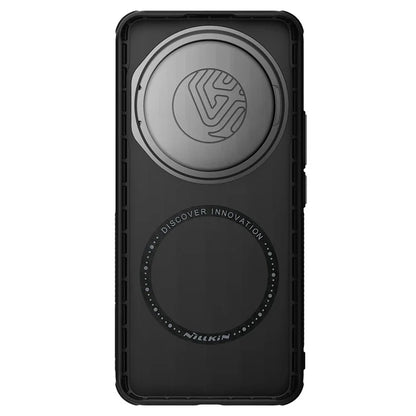 NILLKIN Carboprof Case for Xiaomi 14 Ultra Magnetic Case TPU+Aramid Fiber Shell with Camera Cover Kickstand