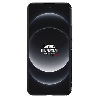 NILLKIN Carboprof Case for Xiaomi 14 Ultra Magnetic Case TPU+Aramid Fiber Shell with Camera Cover Kickstand