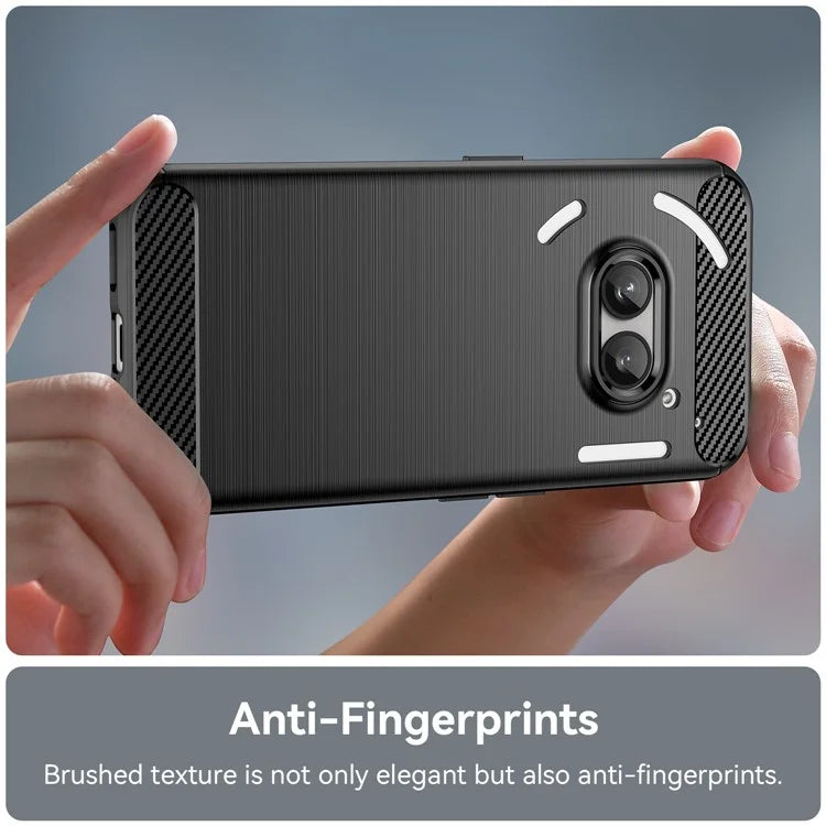 For Nothing Phone (2a) Case Carbon Fiber Texture Phone TPU Cover