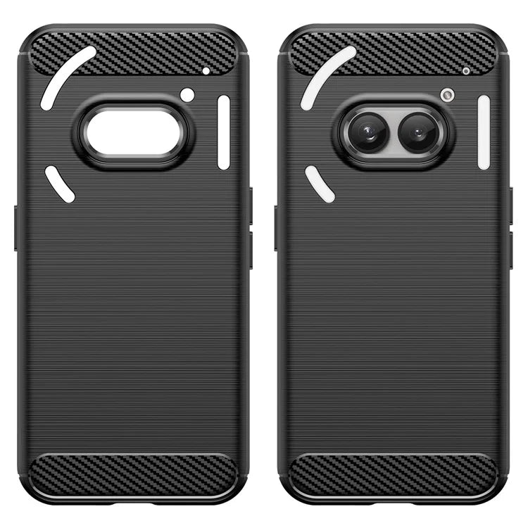For Nothing Phone (2a) Case Carbon Fiber Texture Phone TPU Cover