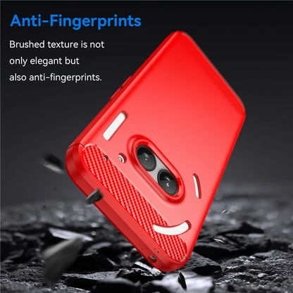 For Nothing Phone (2a) Case Carbon Fiber Texture Phone TPU Cover