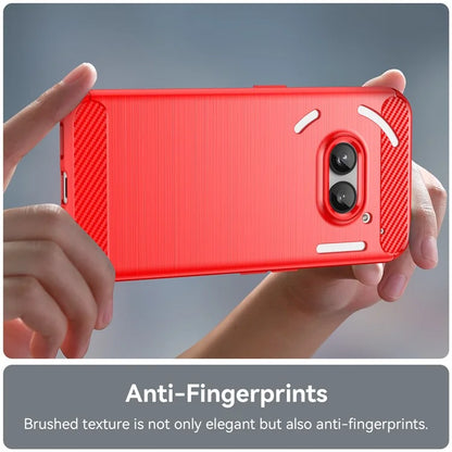 For Nothing Phone (2a) Case Carbon Fiber Texture Phone TPU Cover