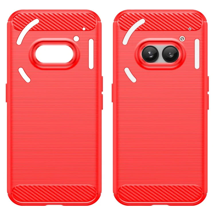 For Nothing Phone (2a) Case Carbon Fiber Texture Phone TPU Cover