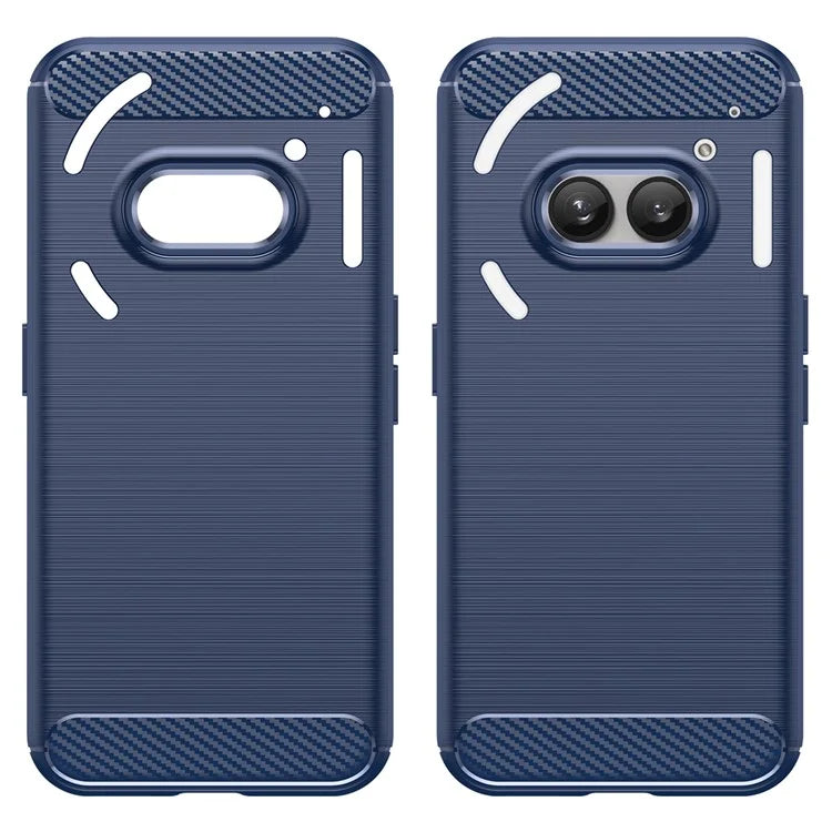 For Nothing Phone (2a) Case Carbon Fiber Texture Phone TPU Cover