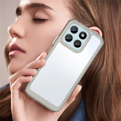 For Honor X8b 4G Phone Case TPU Frame Clear Acrylic Bump Proof Back Cover