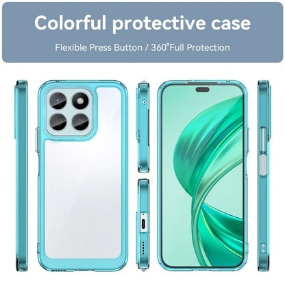 For Honor X8b 4G Phone Case TPU Frame Clear Acrylic Bump Proof Back Cover