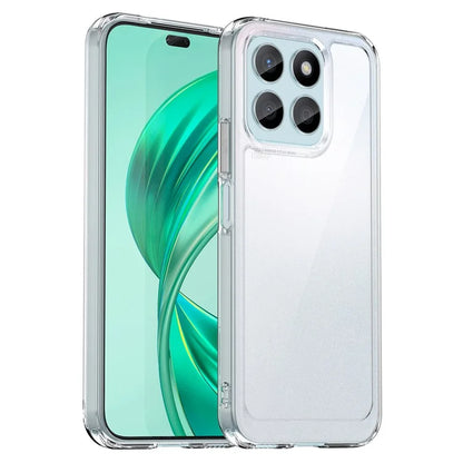 For Honor X8b 4G Phone Case TPU Frame Clear Acrylic Bump Proof Back Cover