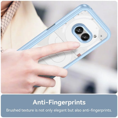 For Nothing Phone (2a) Case Drop-proof TPU Frame Clear Acrylic Protective Shell