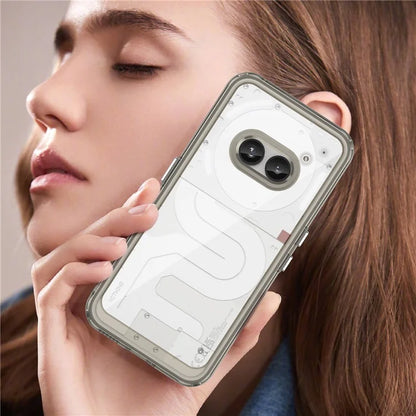 For Nothing Phone (2a) Case Drop-proof TPU Frame Clear Acrylic Protective Shell
