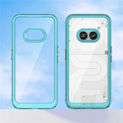 For Nothing Phone (2a) Case Drop-proof TPU Frame Clear Acrylic Protective Shell