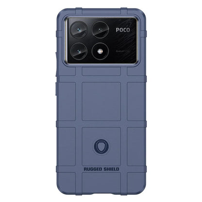 For Xiaomi Poco X6 Pro 5G / Redmi K70E 5G Case Square Grid Texture Non-slip TPU Phone Cover