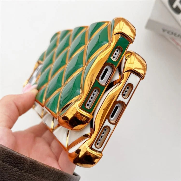 For iPhone 14 Pro Max TPU Case Anti-drop Phone Cover Electroplating Edge