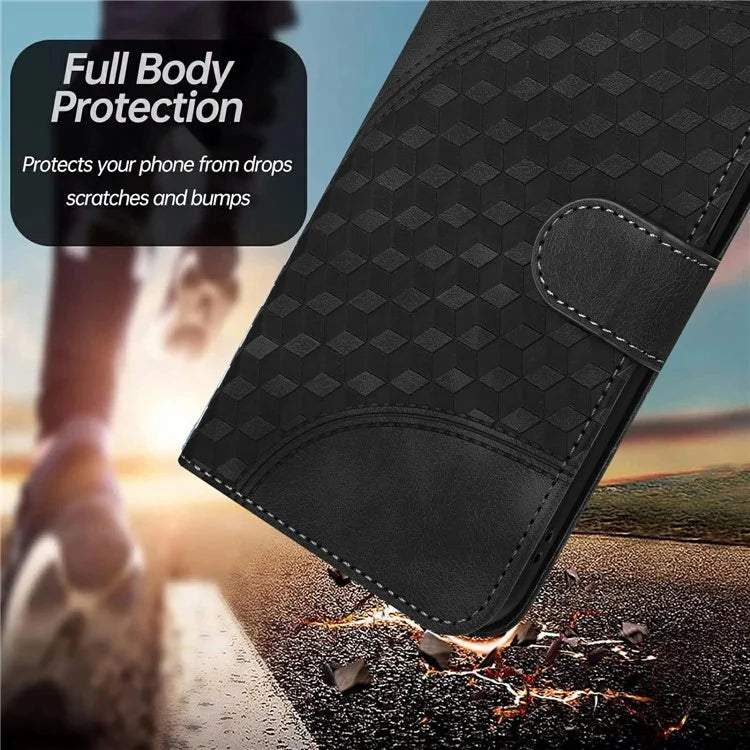 YX0060 Phone Case for Google Pixel 9 Shell Elephant Head Pattern Leather Cover