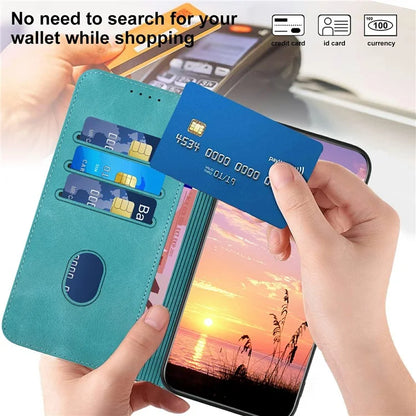 YX0060 For Xiaomi Redmi Note 13 4G Leather Case Elephant Head Pattern Phone Protector