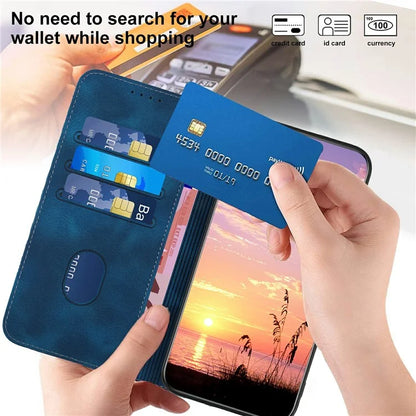 YX0060 For Xiaomi Redmi Note 13 4G Leather Case Elephant Head Pattern Phone Protector