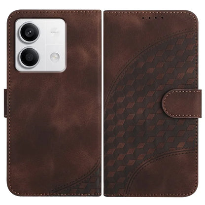 YX0060 For Xiaomi Redmi Note 13 4G Leather Case Elephant Head Pattern Phone Protector