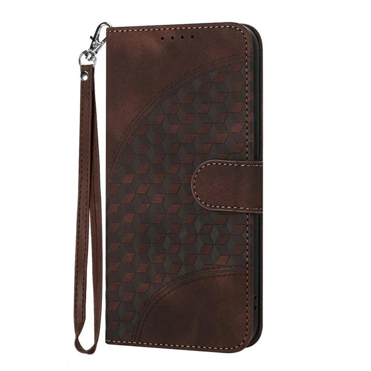 YX0060 For Xiaomi Redmi Note 13 4G Leather Case Elephant Head Pattern Phone Protector